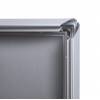 Plakatowa rama zatrzaskowa OWZ 70x100 cm narożnik ostry aluminiowy profil 25 mm - 35
