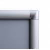 Plakatowa rama zatrzaskowa OWZ 50x70 cm narożnik zaokrąglony aluminiowy profil 25 mm - 25