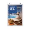 Plakatowa rama zatrzaskowa OWZ A2 narożnik ostry aluminiowy profil 25 mm - 7