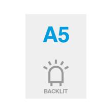 Wydruk Premium backlit 200g/m2, satynowa powierzchnia, 148x210mm