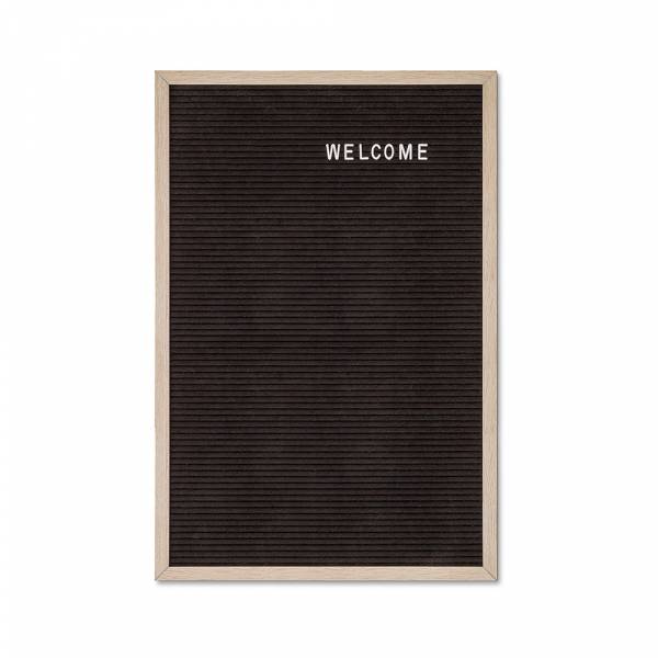 Czarna tablica literowa 40 x 60 cm