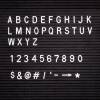 Czarna tablica literowa 40 x 60 cm - 19