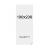 Banner Premium No Curl 220 g m2 wykończenie matowe 60x160cm wszyte otwory w narożnikach - 2