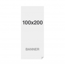 Wydruk bannerowy Symbio 510 g m2 100x200 cm wszyte otwory w narożnikach