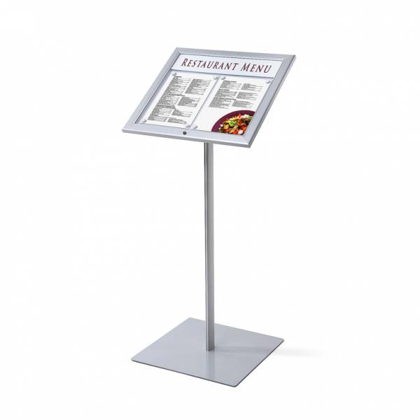 Zewnętrzny stojak na menu LED 2xA4