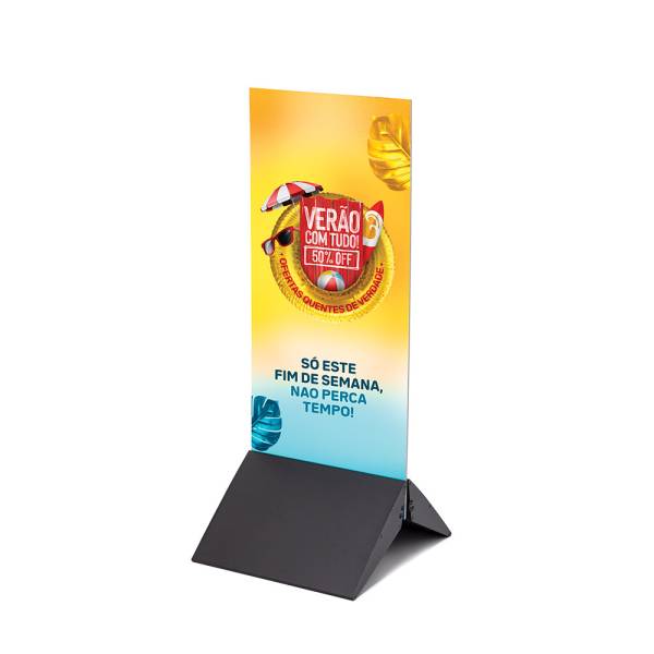 Podstawa podłogowa panel do stojaka czarna 30cm