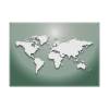 Podkładka Mapa świata w kolorze zielonym - 0