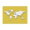 Podkładka Mapa świata w kolorze żółtym - 4