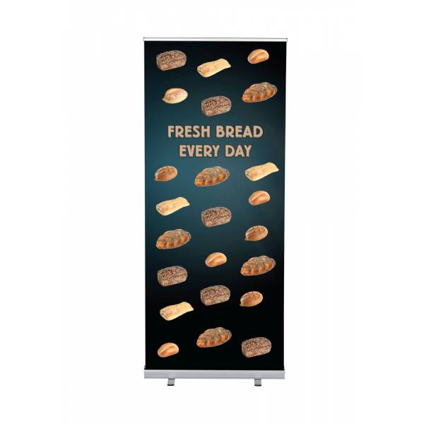 Roll-Banner Budget 85 cm z motywem Pieczywo, angielski