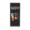 Roll-Banner Budget 85 cm z motywem Sushi - 0