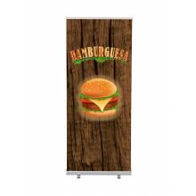 Roll Up reklamowy Budget z motywem Burger