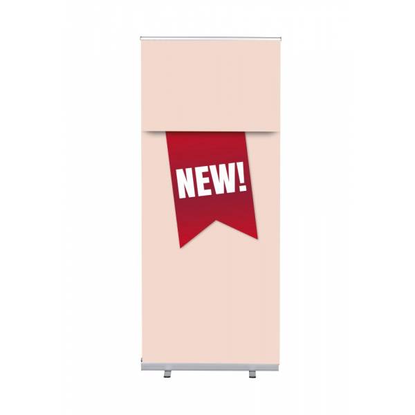 Roll Up reklamowy Budget z motywem Nowość