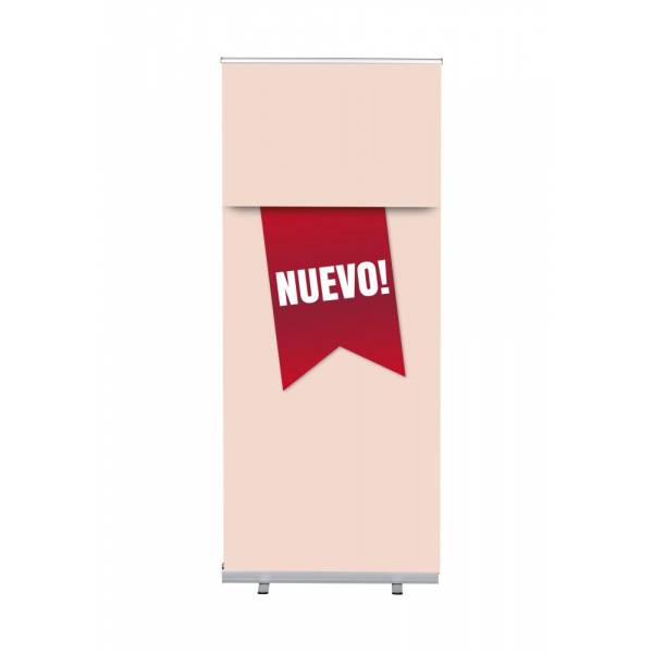 Roll-Banner Budget 85 cm z motywem Nowość, hiszpański, czerwony