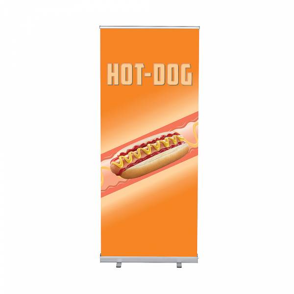 Roll Up reklamowy Budget z motywem Hot Dog