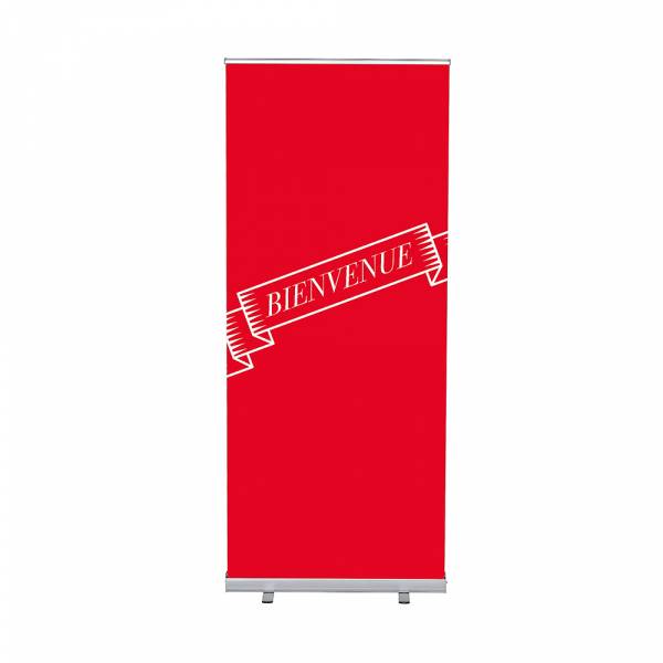 Roll-Banner Budget 85 cm z motywem Witamy, Francuski, czerwony