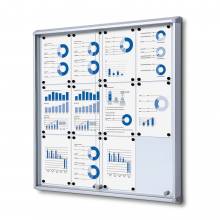 Gablota magnetyczna z przesuwanymi drzwiami 12xA4