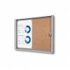 Aluminiowa gablota magnetyczna do użytku wewnętrznego 8xA4 czarna - 27