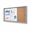 Aluminiowa gablota magnetyczna do użytku wewnętrznego 8xA4 czarna - 28