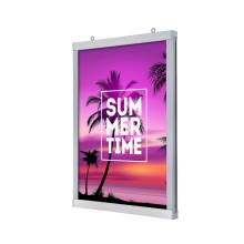 Dwustronna rama podświetlana LED z wsuwanym plakatem Slide In Frame