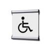 Oznakowanie na drzwi 15,5 x 15,5 cm z motywem niepełnosprawnych niebieski - 8
