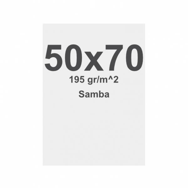 Wydruk tekstylny DIN 500 x 700 mm SAMBA 195g/m2 B1