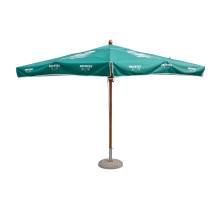 Duży parasol reklamowy z wydrukiem
