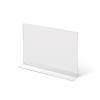 Akrylowy stojak informacyjny typu T  DL(1/3A4) pionowo - 3