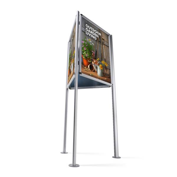 Trójstronny stojak na plakat do użytku zewnętrznego 70x100 cm