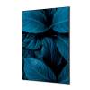 Tekstylna Dekoracja Ścienna 40 x 40 liście botaniczne Niebieski - 4