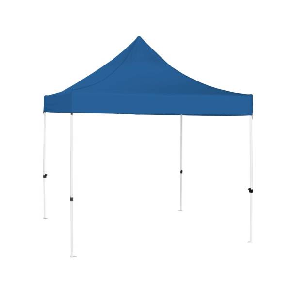 Namiot stalowy 3x3 zestaw z kolorowym zadaszeniem Niebieski