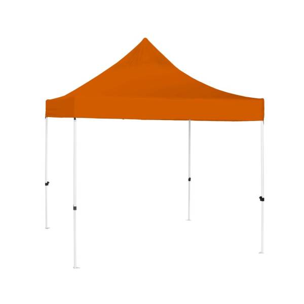 Namiot stalowy 3x3 zestaw z kolorowym zadaszeniem Pomarańczowy