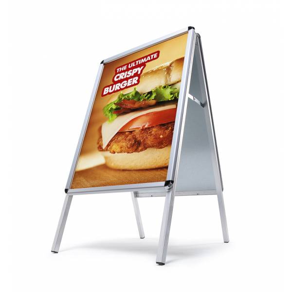 Potykacz reklamowy 70x100cm profil 32mm narożniki zaokrąglone