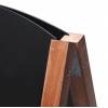 Potykacz drewniany 55x85 cm z wyciąganym panelem jasny brąz - 9