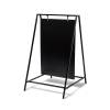 Kredowy potykacz Swing 50 x 70 cm Czarny - 3