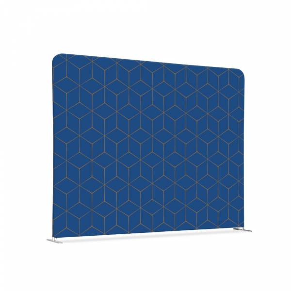 Przegroda Tekstylna 150-150 Podwójny Hexagon niebieski-brązowy